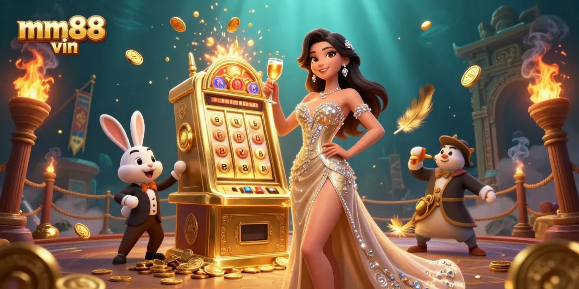 Experience the thrill of mm88 vin with a glamorous casino scene showcasing excitement and rewards.