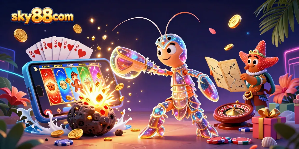 Experience thrilling wins at sky88com with a galactic samurai and slot game explosions!