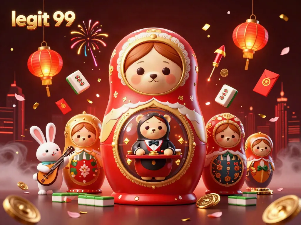 Play exciting real money games at legit 99, featuring vibrant casino elements and engaging characters.