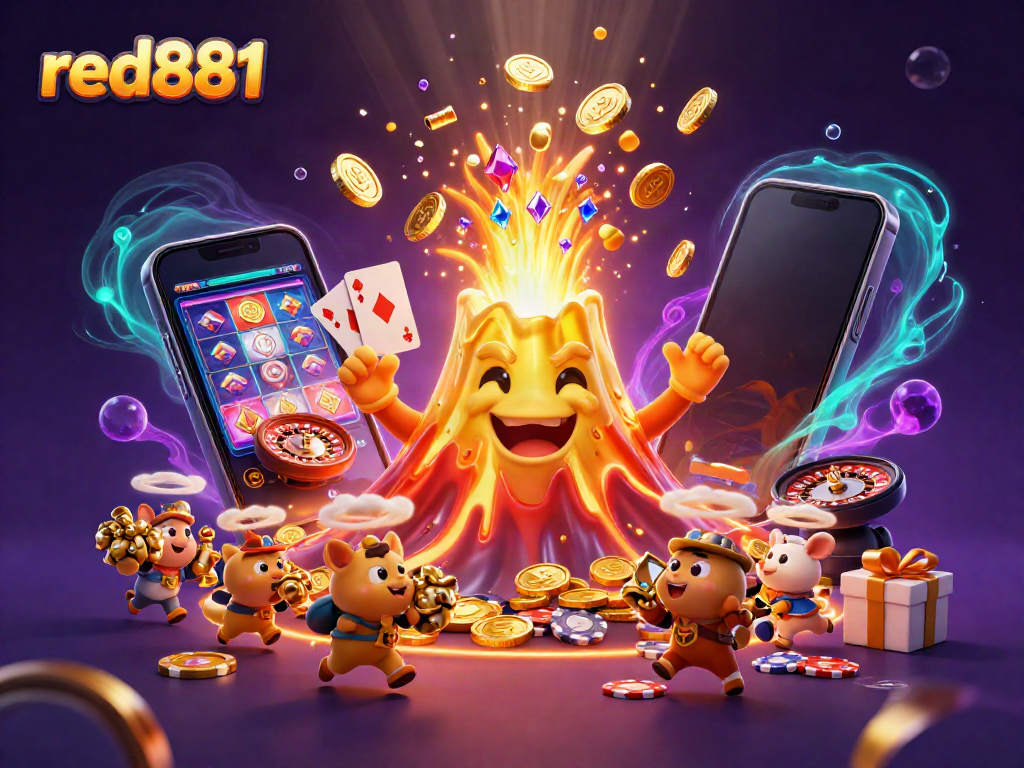 Spin golden winnings to unlock treasures with red881's exhilarating games.